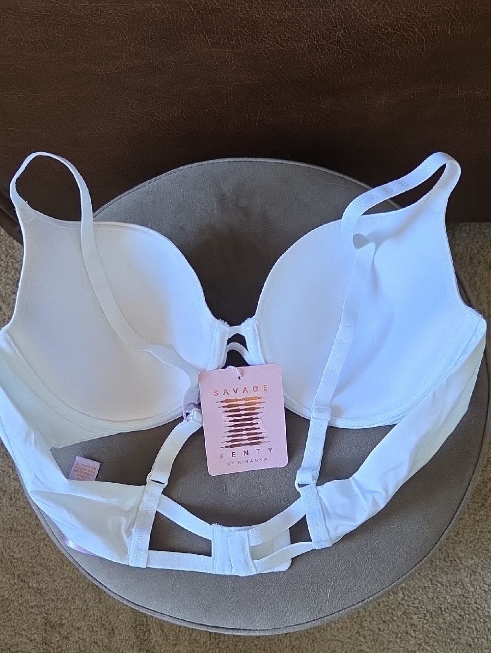 Savage X Fenty Angel White Microfiber T-Shirt Bra
